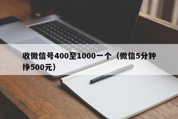 收微信号400至1000一个（微信5分钟挣500元）